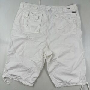 VTG Sean John Cargo Flight Shorts Mens 42‎ Big & Tall White Classic Military Y2K